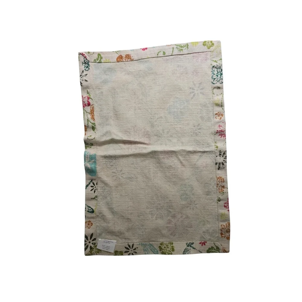 Park Designs Floral Dragonfly Cotton Hand Towels Set of 2 Placemats 13x19
